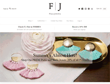 Tablet Screenshot of flacajewelry.com